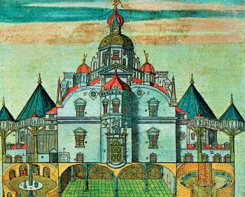 L’osservatorio astronomico di Tycho Brahe a Uraniborg.